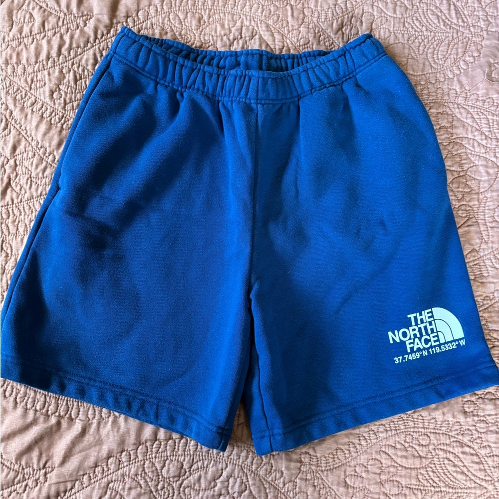 Vintage The North Face Blue Sweat Shorts